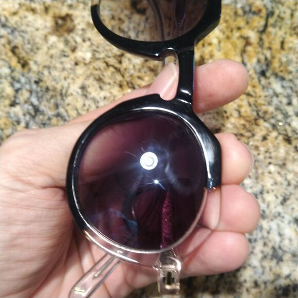 Jimmy Fairly The Hometown Sunglasses Round Gray Lenses Two Tone Frame P119-BCKL - Picture 11 of 12